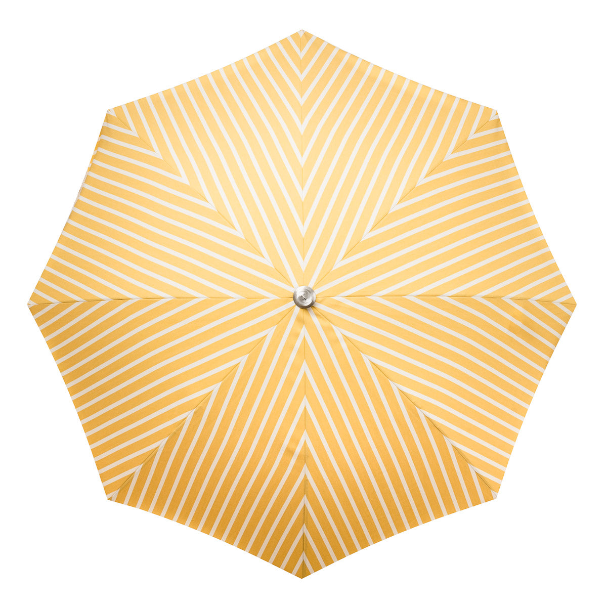 Premium Beach Fringed Parasol - Monaco Mimosa Stripe | Business &amp; Pleasure Co.