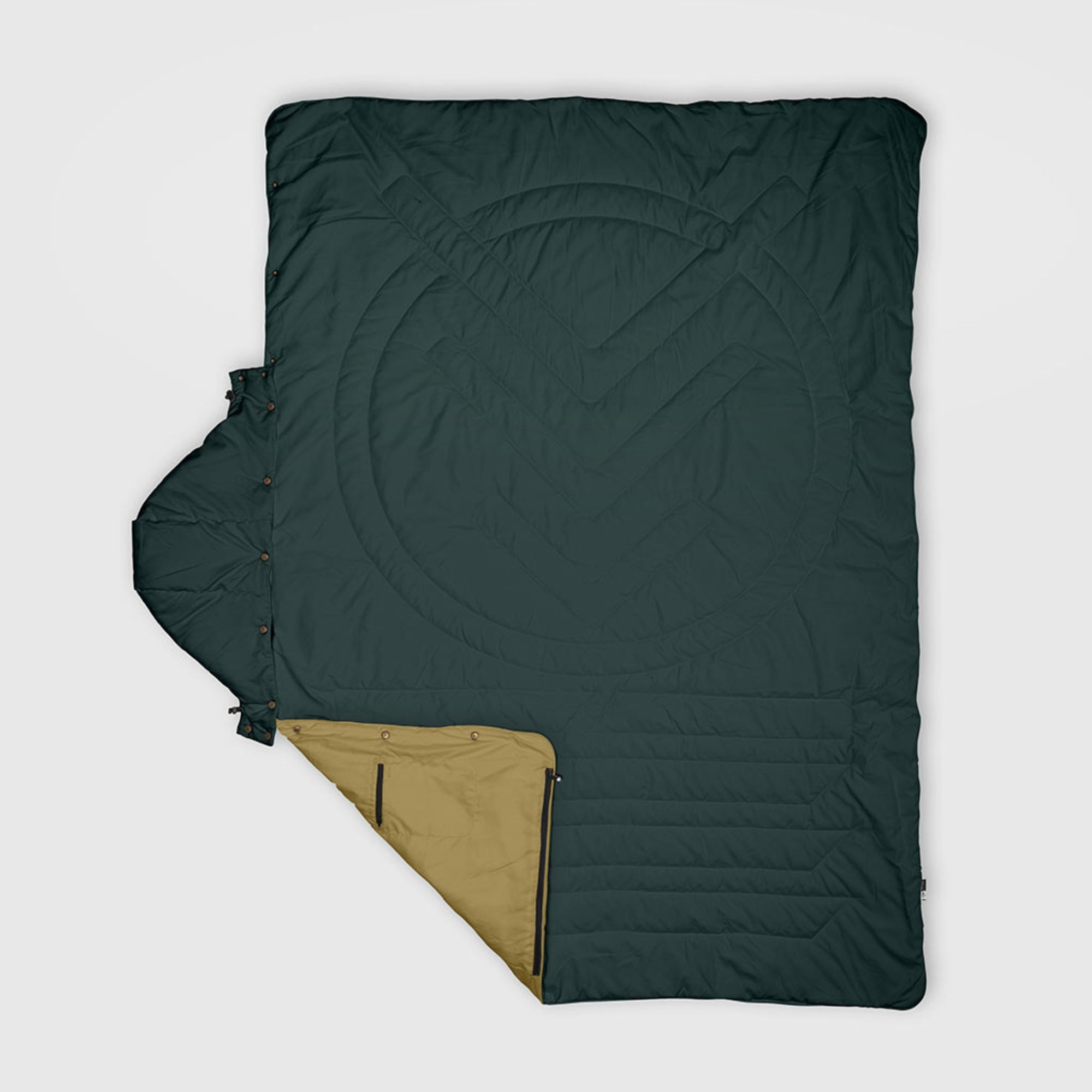 Travel blanket ripstop Green Gabels | Voited - Sale