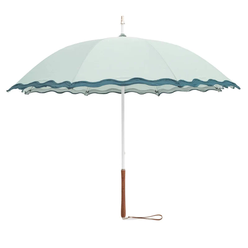 Grand parapluie 27 (Gris, Pongee PolJater, 510g) comme objets  publicitaires Sur