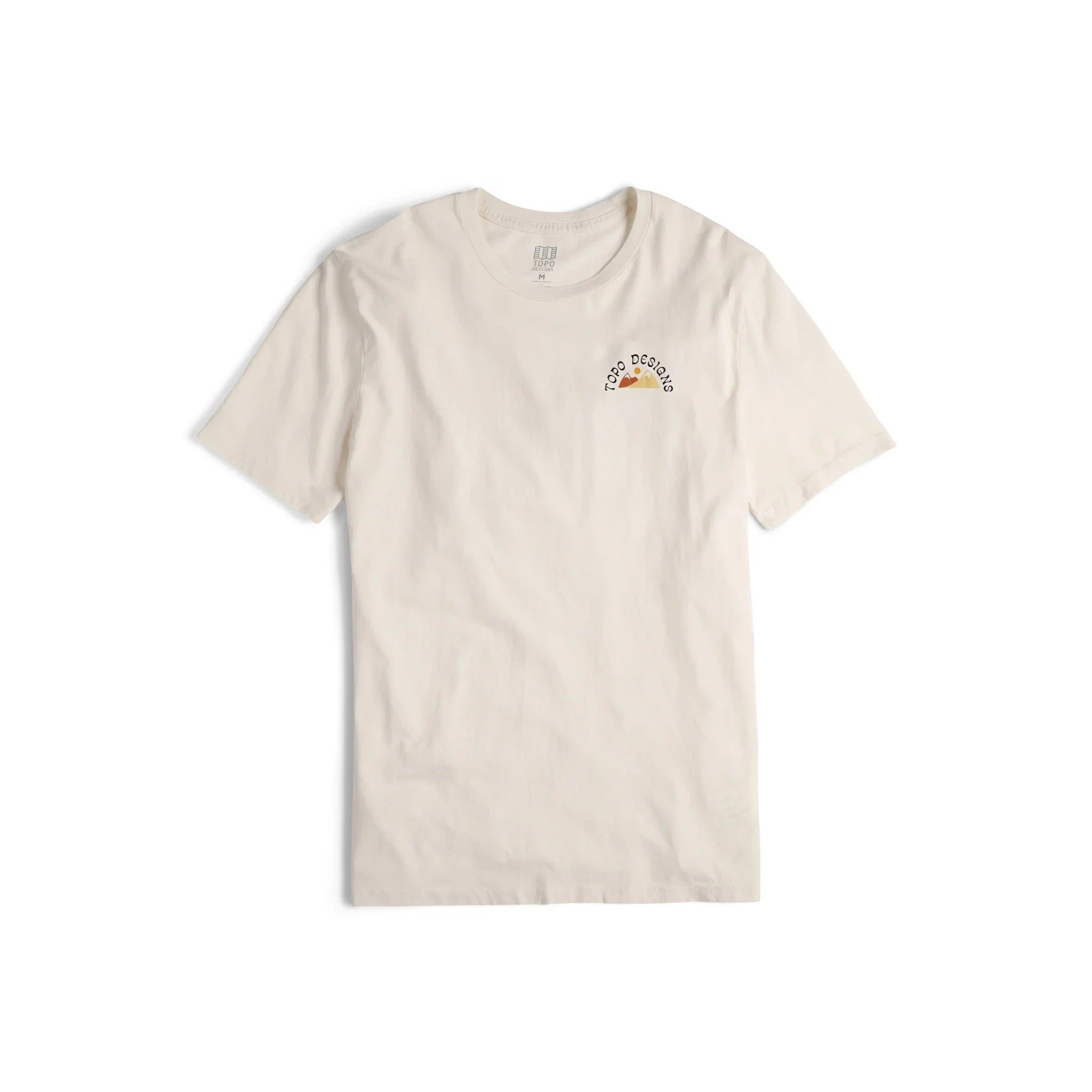 Tee shirt alpenglow Topo Designs - Natural