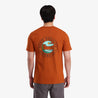 Tee shirt Camp Logo Topo Designs - Clay