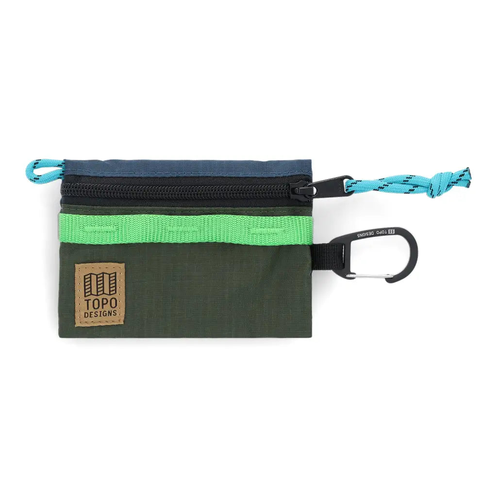 Accessory Bag - Mountain Topo Designs - Pond Blue/Olive /