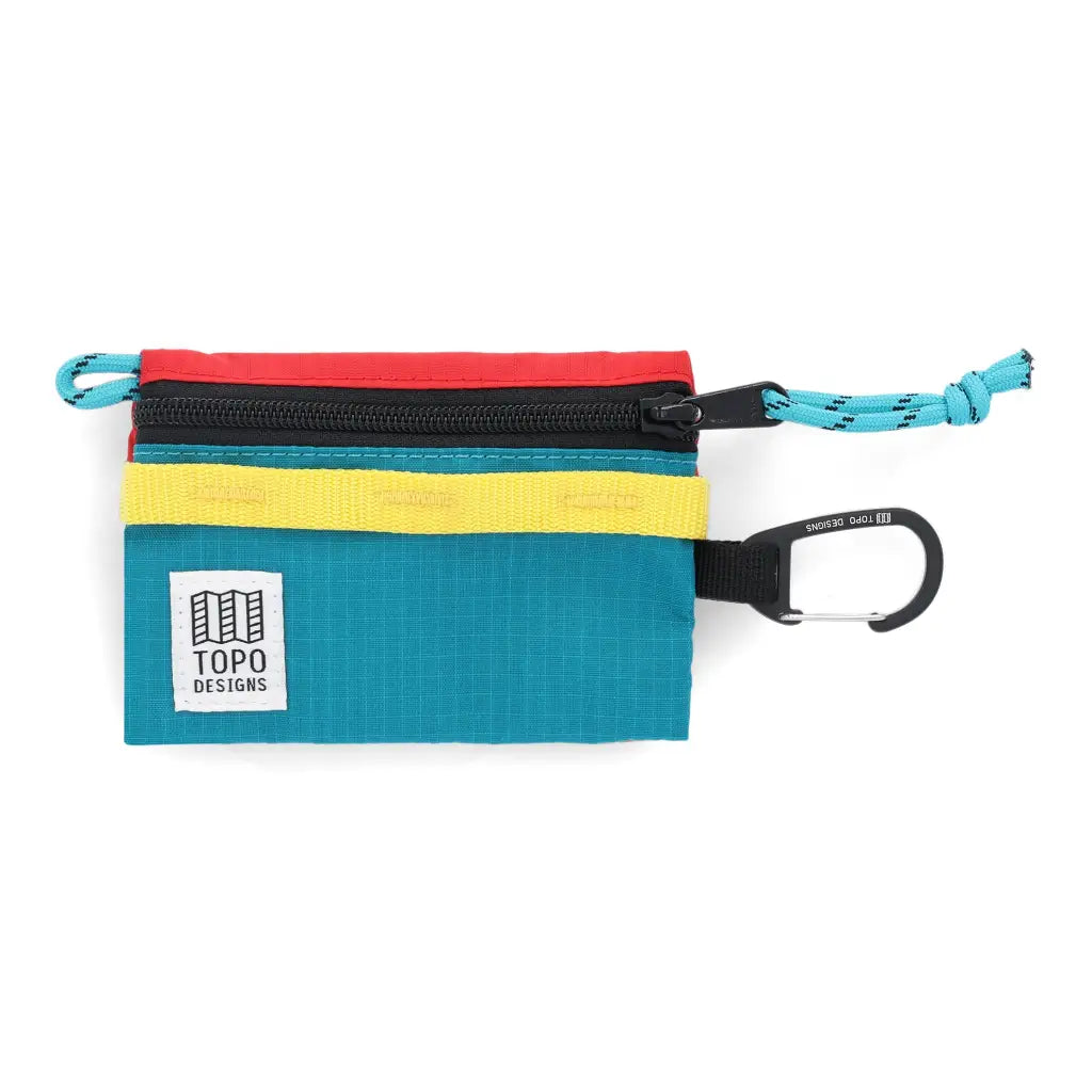 Accessory Bag - Mountain Topo Designs - Red/Turquoise /