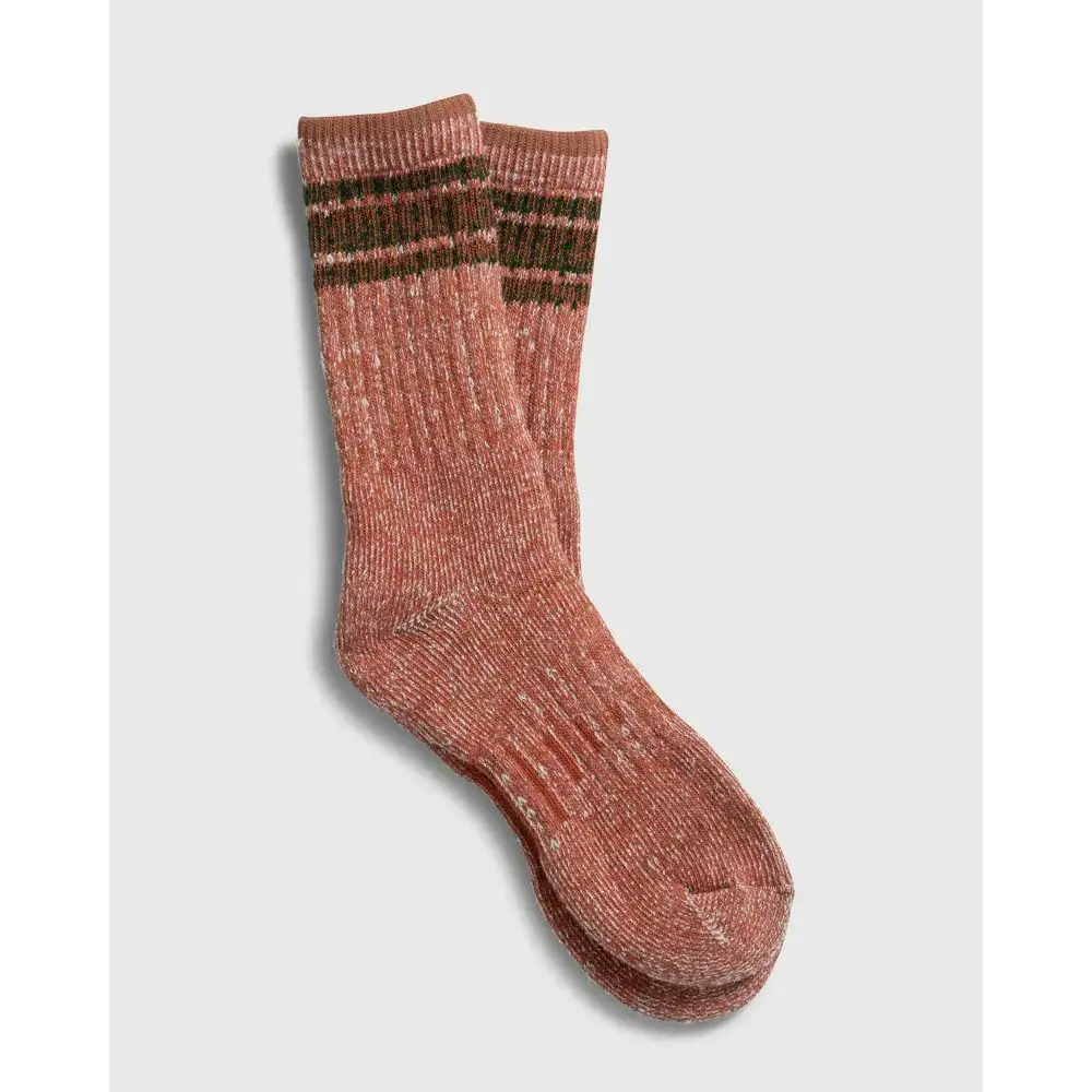 Chaussettes Striped Softhemp Trail Sock Cocoa United By Blue