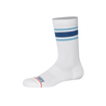 Chaussettes Whole Package Crew Athletic Stripe-White SAXX
