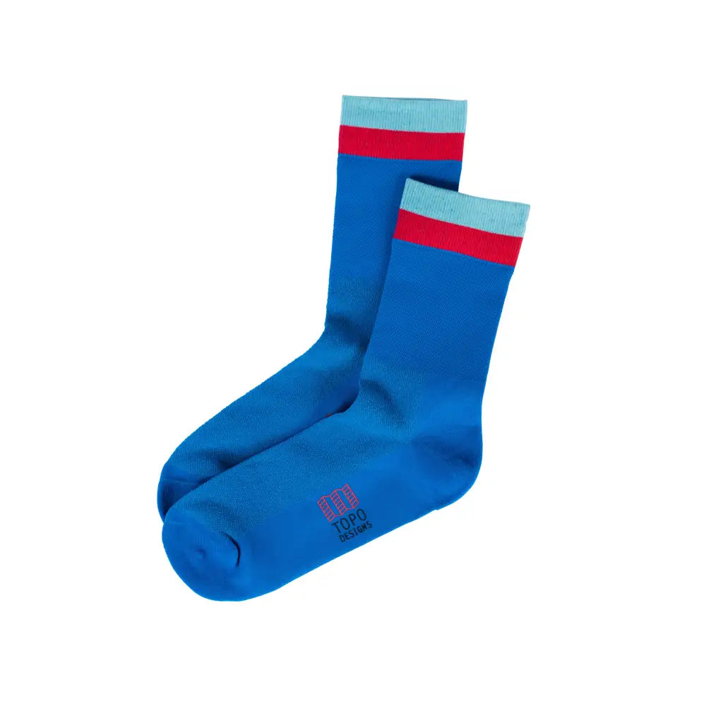 Chaussettes Sport Sock Blue Topo Designs