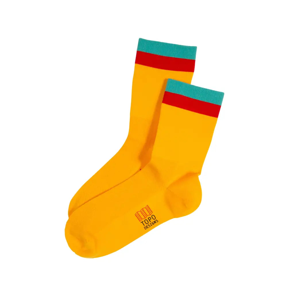 Sport Sock Topo Designs - Jaune / L/XL - Chaussettes