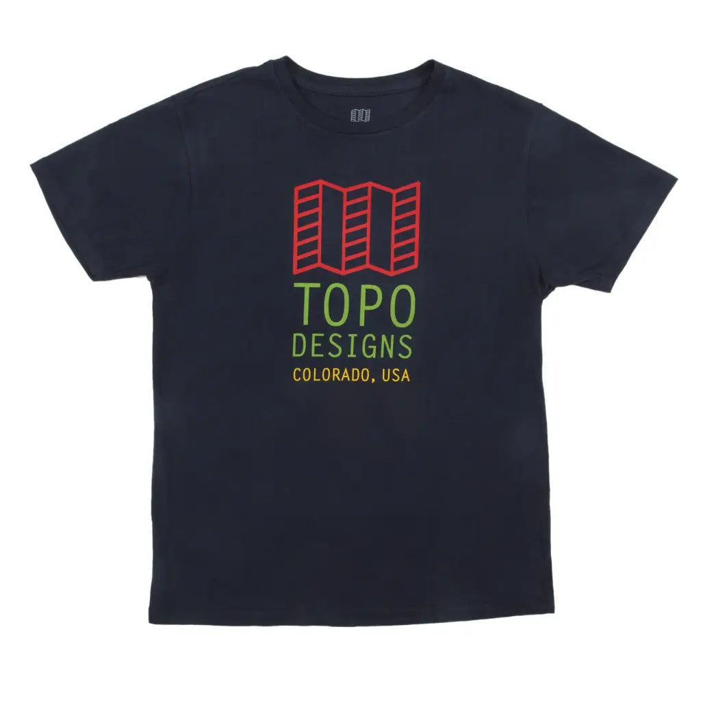 T-Shirt Original Logo Tee Homme Navy Topo Designs