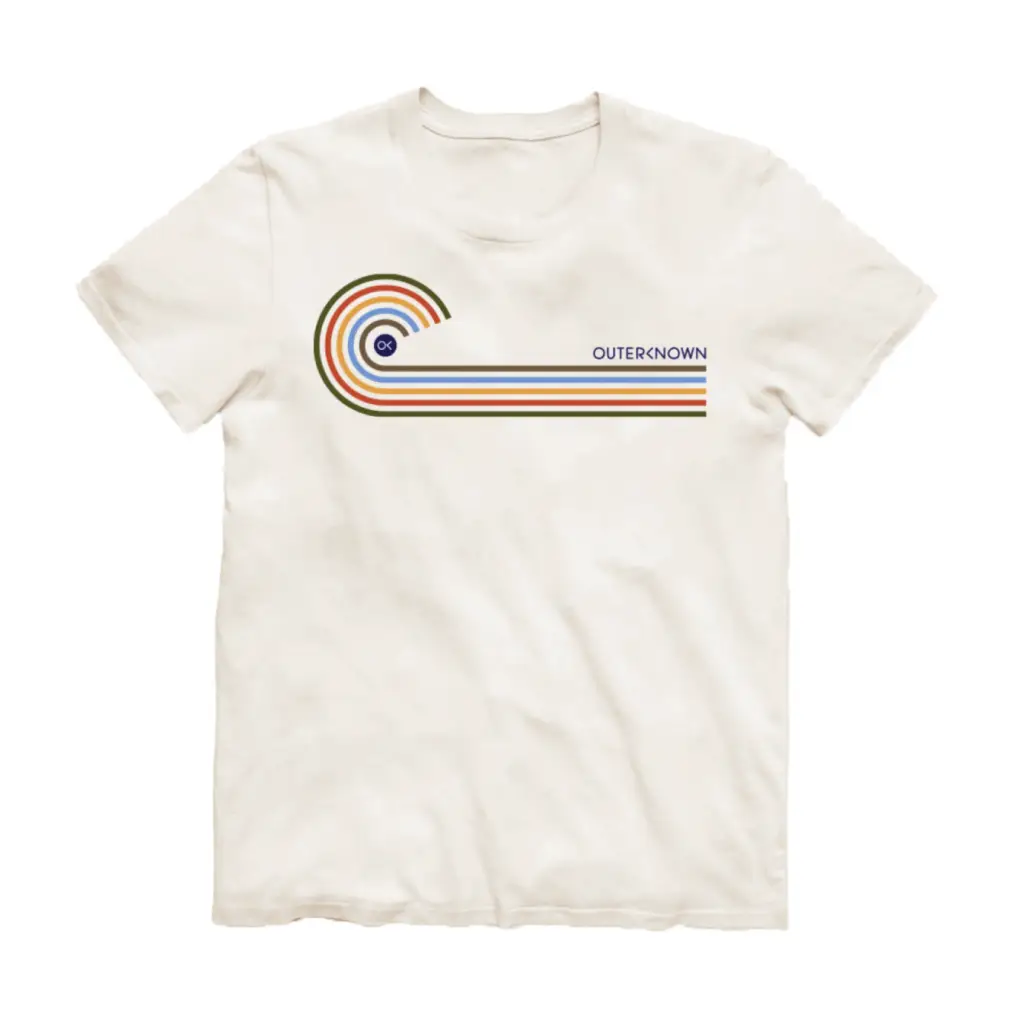 T-Shirt Rainbow wave Salt Outerknown